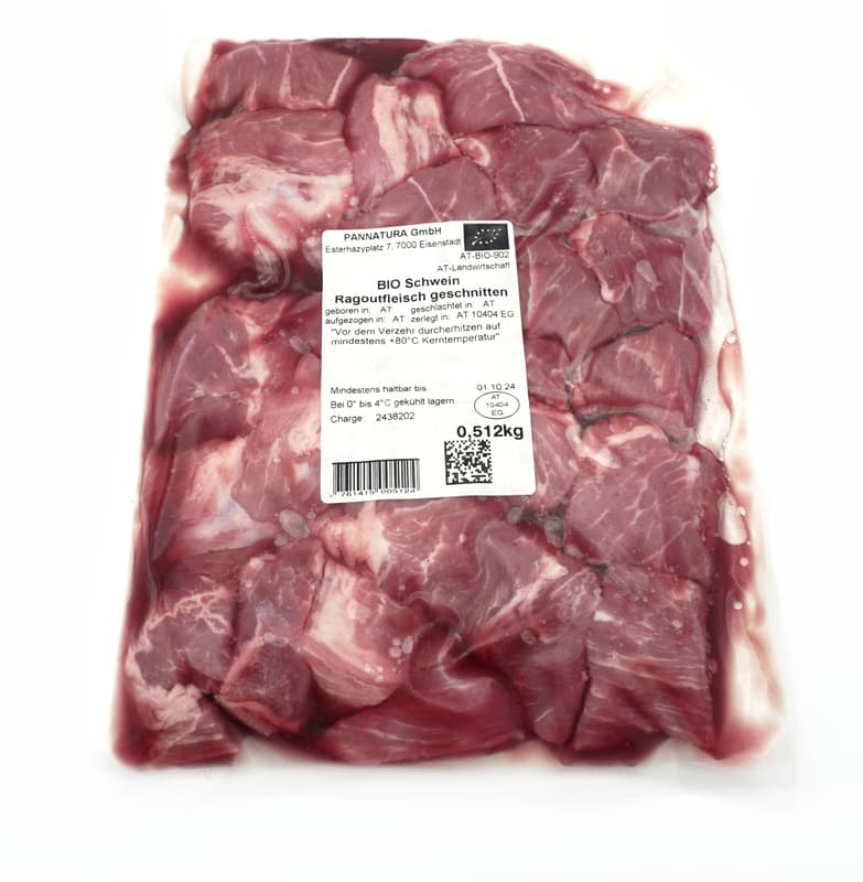 Esterhazy BIO Sonnenschwein ragout sliced