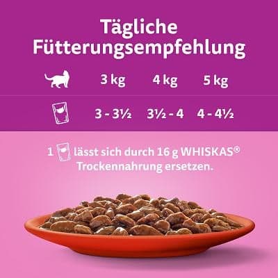 Whiskas Fresh Pouches 40 Pack Classic Selection in Sauce 1+