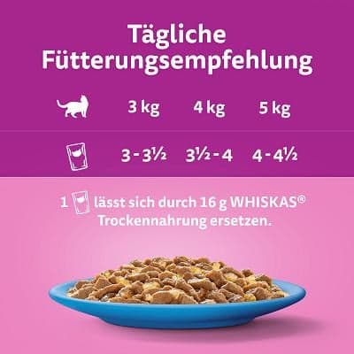 Whiskas Fresh Pouches 40 Pack Fish Selection in Jelly 7+