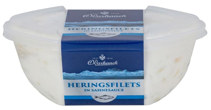 Warhanek MSC Cream herring fillet with apples-onions and cucumber