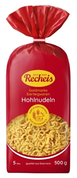 Recheis Goldmarke Hohlnudeln