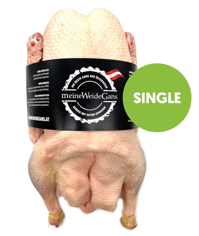 meineWeideGans im Ganzen "Single" (3,5 – 4,0 kg)