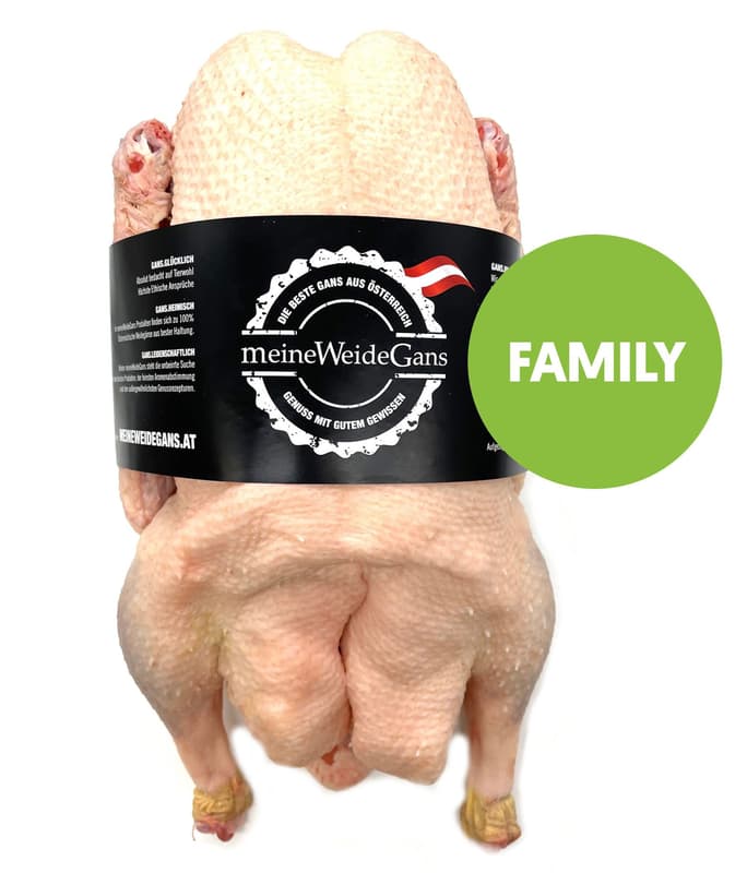 meineWeideGans im Ganzen "Family" (4,6 – 5,0 kg)