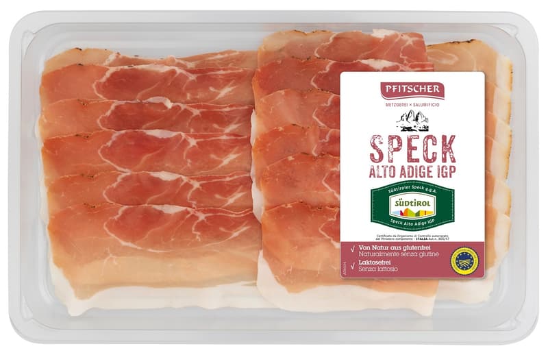 Pfitscher Südtiroler Speck geschnitten