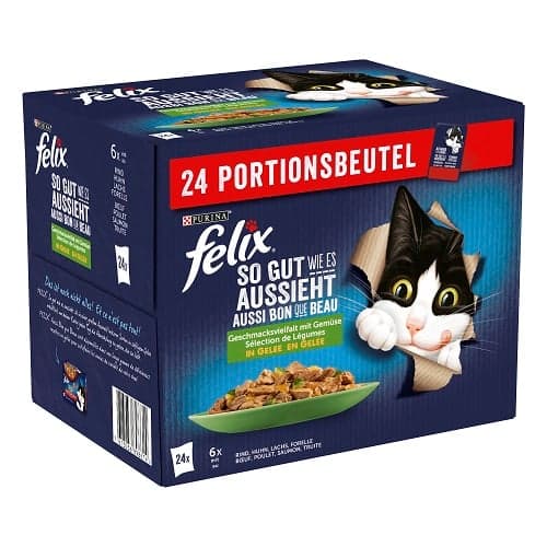 Felix Vegetables, Meat & Fish MULTIPACK 12s