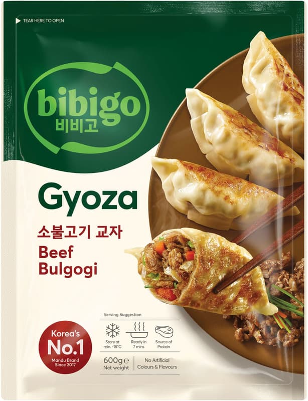 Bibigo Dumpling mit Rind und Gemüse Gyoza Mandu (Beef Bulgogi)
