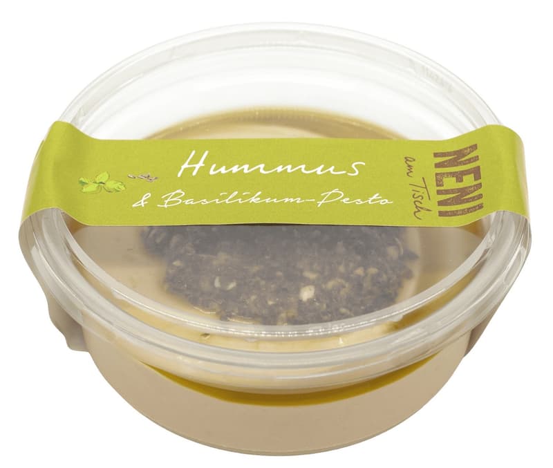 NENI Hummus with basil pesto