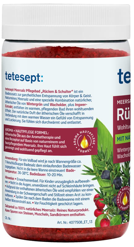 tetesept Back & Shoulder Sea Salt