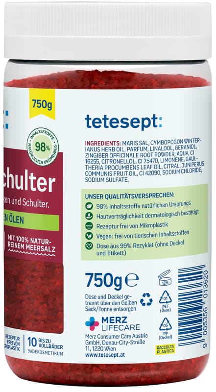 tetesept Back & Shoulder Sea Salt