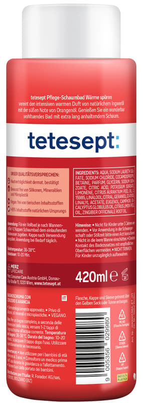 tetesept Feel the Warmth Foam Bath