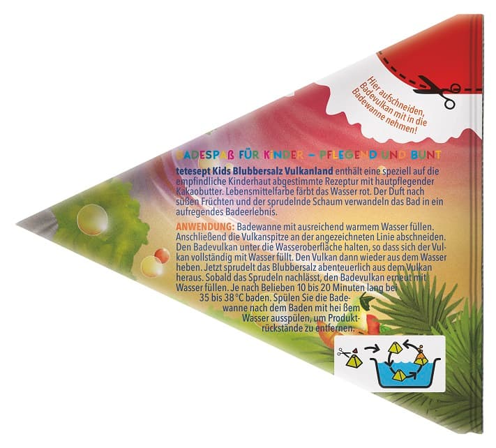 tetesept Kids Blubbersalz Vulkan Land