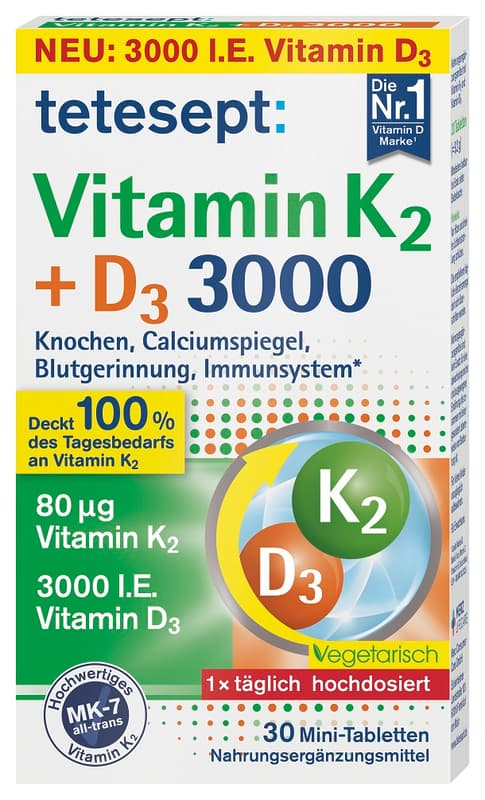 tetesept Vitamin K2+D3 2700