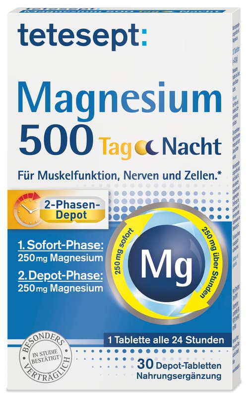 tetesept Magnesium 500 Day Night
