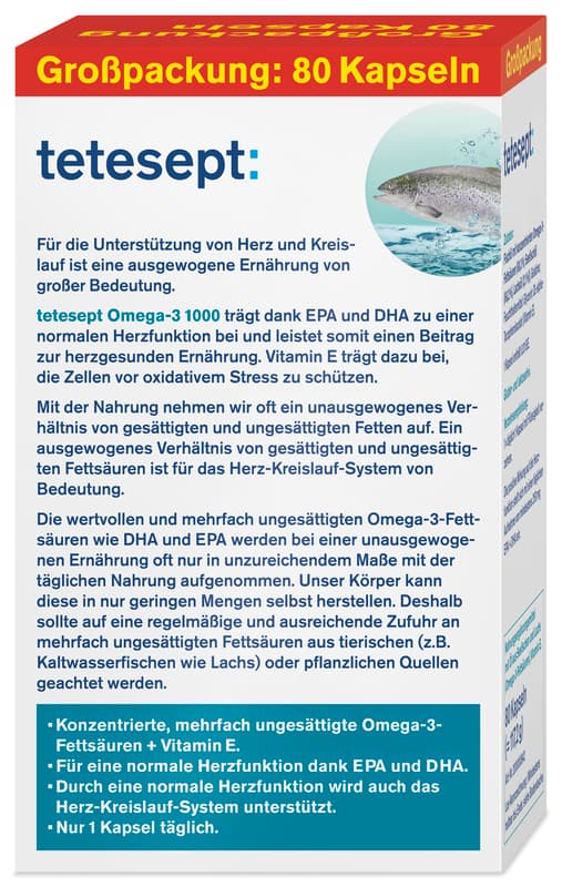 tetesept Omega-3 1000 KAP