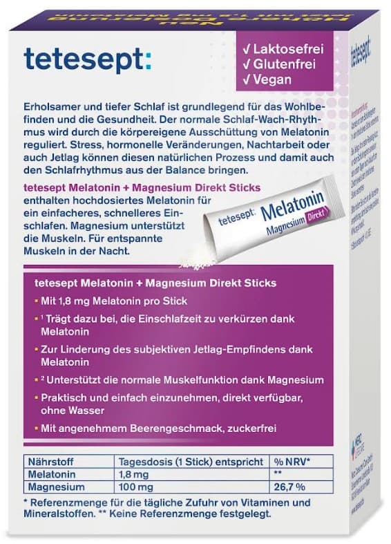 tetesept Melatonin Direct Sticks