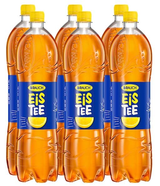 Rauch Eistee Normal Zitrone 6x1,5l (EinwegPFAND)