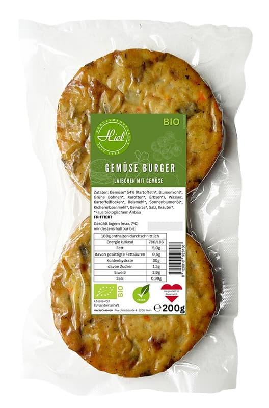 Hiel BIO Gemüse Burger VEGAN