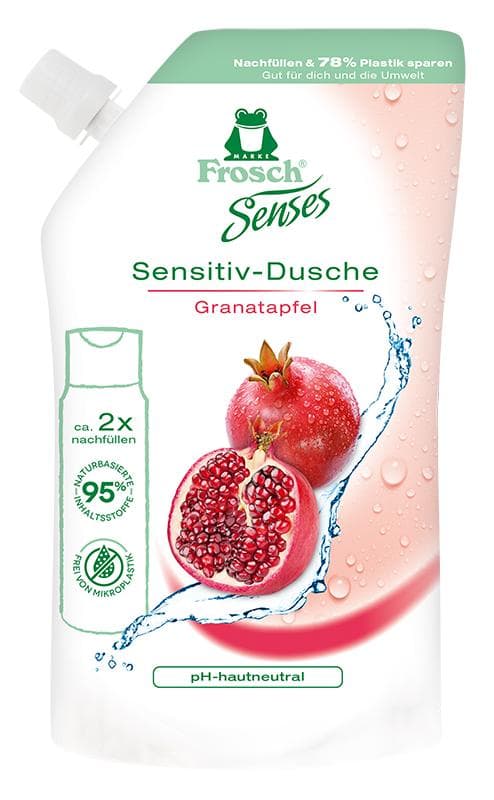 Frosch Senses Duschgel Granatapfel Nachfüllbeutel