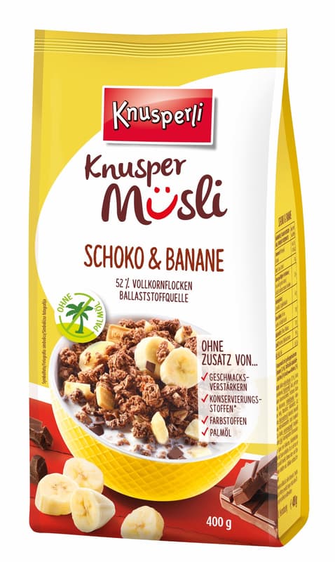 Knuspermüsli Schoko & Banane