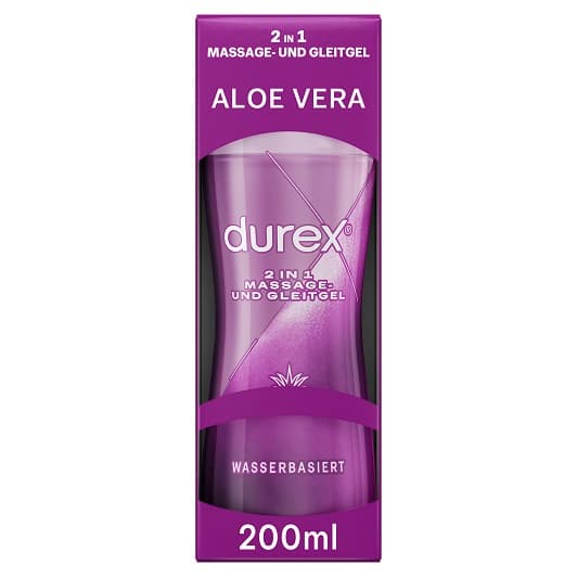 Durex Massage- und Gleitgel Aloe Vera mit Hänger