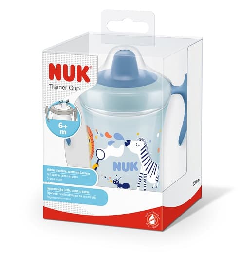 NUK Trainer Cup 230ml, 6+ months, blue