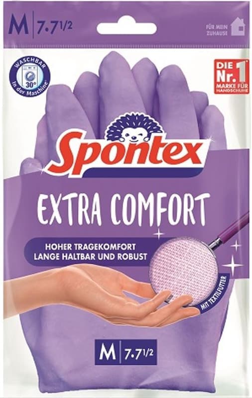 Spontex gloves Extra Comfort, size M
