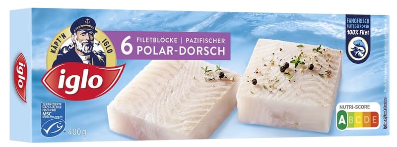 Iglo MSC Pacific polar cod natural