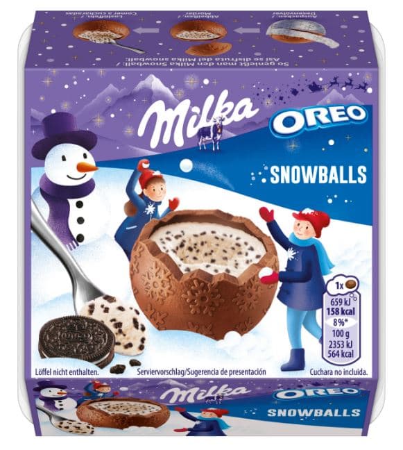 Milka Snowballs Oreo