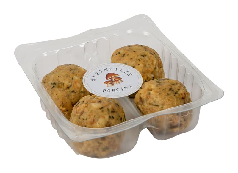 Südtiroler Kochwerk specialities Porcini mushroom dumplings