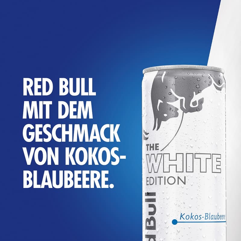 Red Bull Energy Drink White Edition - Coconut-Blueberry (Single-use deposit)