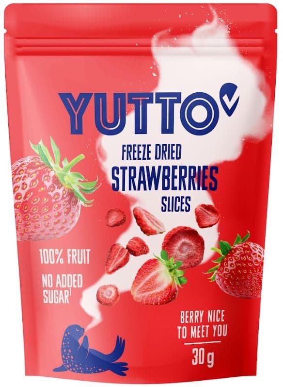 Yutto gefriergetrocknete Erdbeeren