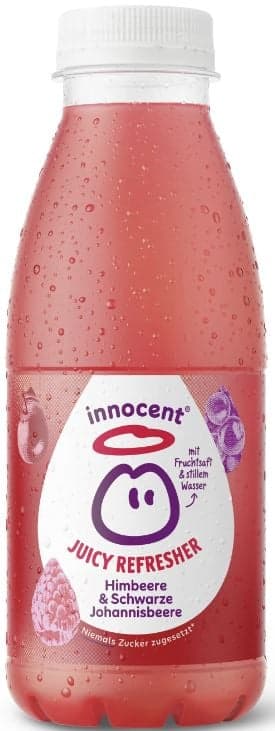 Innocent Juicy Refresher Himbeere & Schwarze Johannisbeere (EinwegPFAND)
