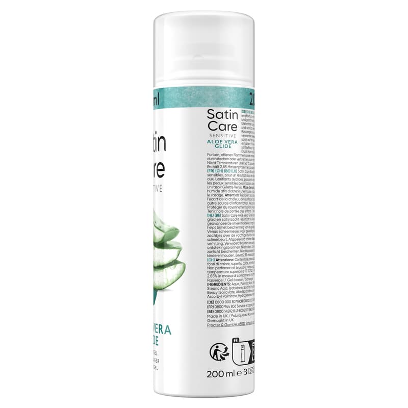 Gillette VENUS Rasiergel Satin Care Gel Aloe Vera 200 ml