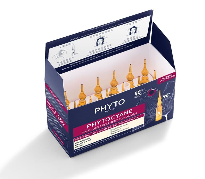 Phyto PHYTOCYANE Traitment Reactional Hair Loss 12x5ml