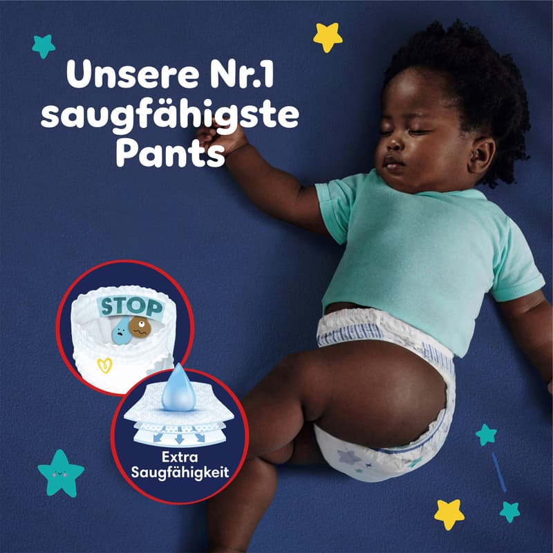 Pampers Baby Dry Night Pants Gr. 5 12-17kg MonatsBox