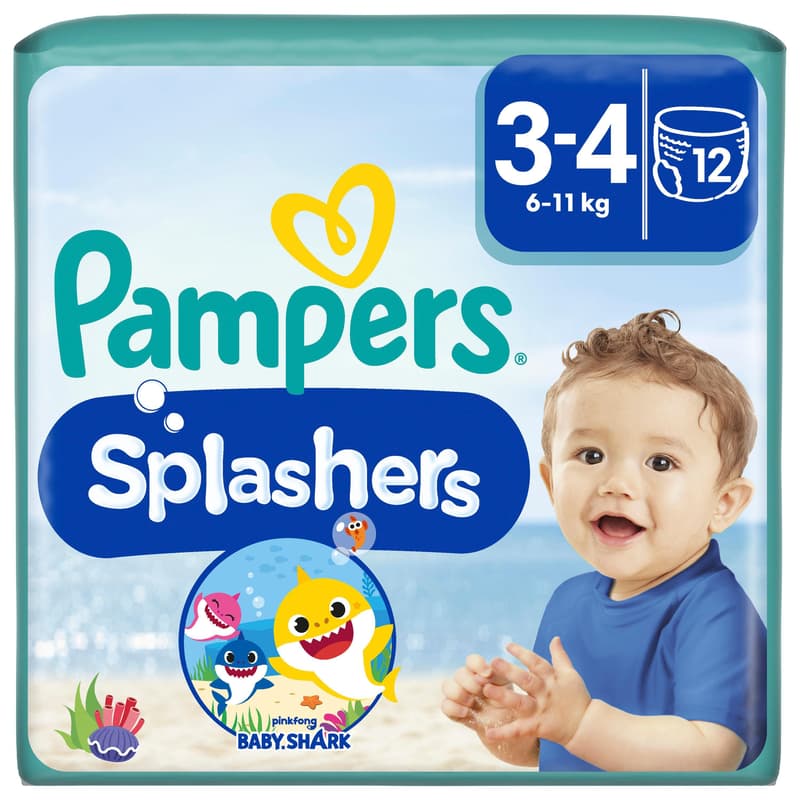 Pampers Splashers Schwimmwindeln  Gr.3-4 Tragepack