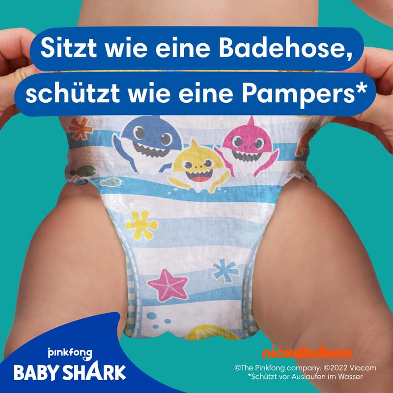 Pampers Splashers Schwimmwindeln Gr.5-6 Tragepack