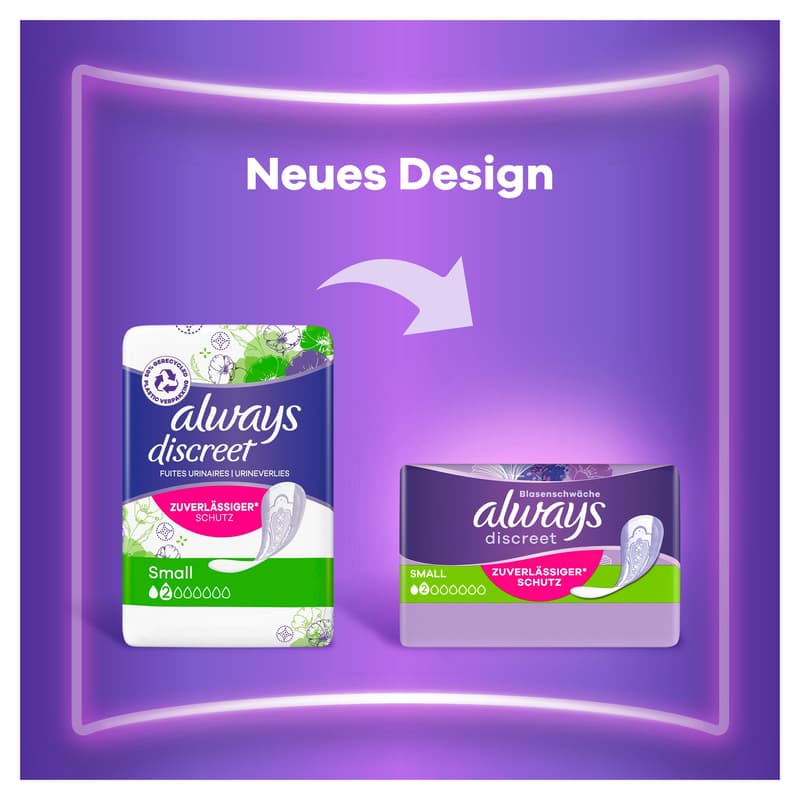 Always Discreet Inkontinenz Small Plus Big Pack 40 Stück