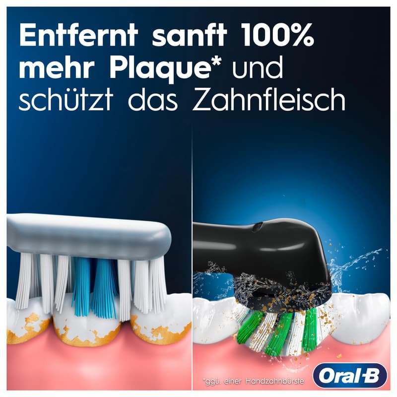 Oral-B Cross Action Elektrische Zahnbürste Pro 1 Caribbean Blue