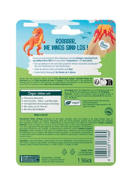 Kneipp Naturkind Farbsprudelbad Dinowelt