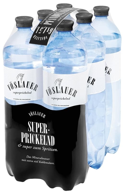 Vöslauer Super Sparkling 6x1.5l (disposable deposit)