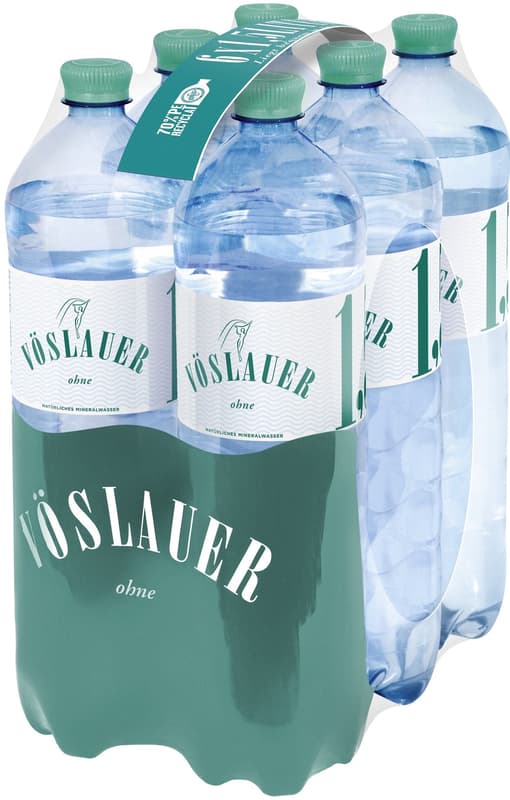Vöslauer Ohne 6x1,5l rePET (EinwegPFAND)