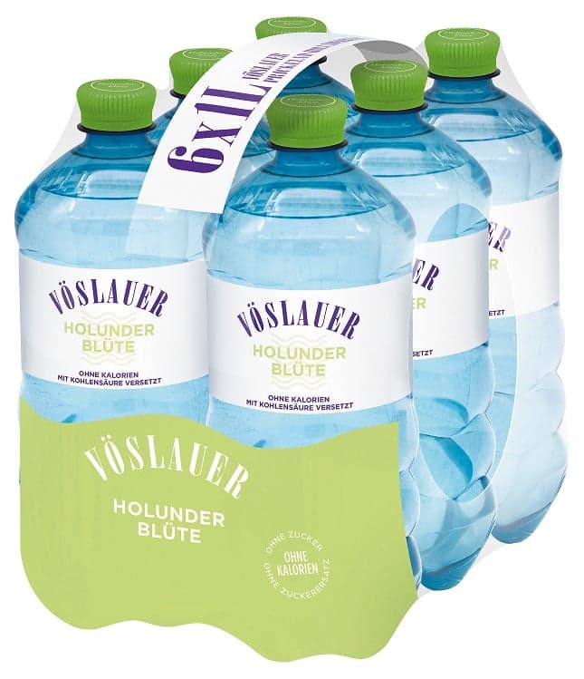 Vöslauer Flavours Holunderblüte 6x1l rePET (EinwegPFAND)