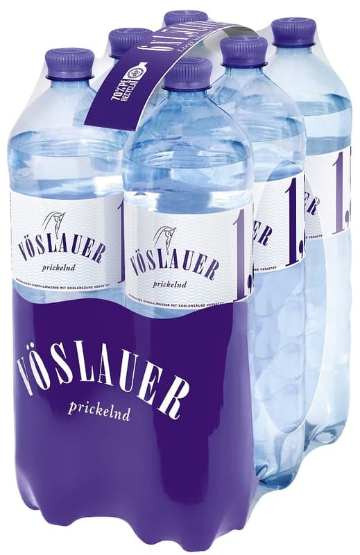 Vöslauer Sparkling 6x1.5l rePET (disposable deposit)