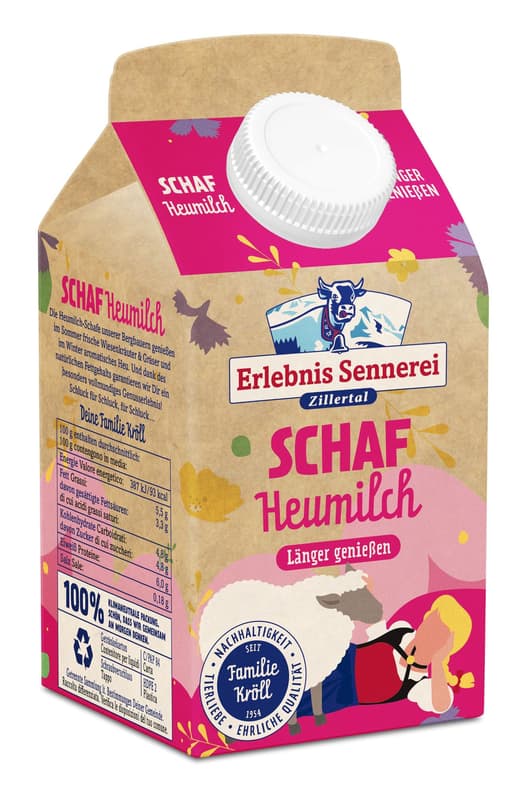 Erlebnis Sennerei Zillertal Schaf Heumilch