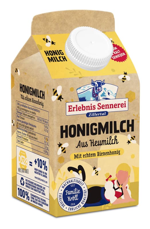 Erlebnis Sennerei Zillertal Honigmilch
