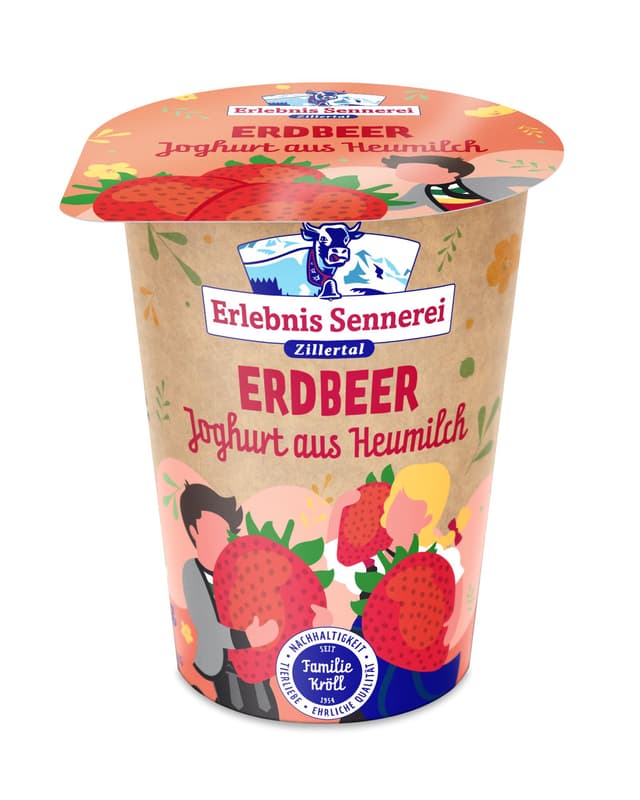 Erlebnis Sennerei Zillertal Erdbeerjoghurt