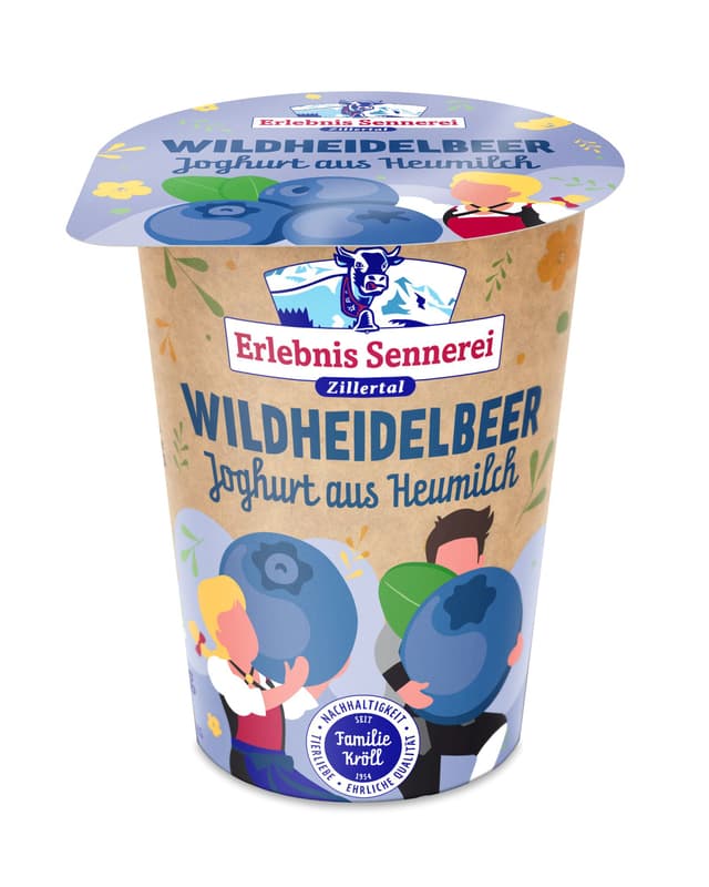 Erlebnis Sennerei Zillertal Wildheidelbeerjoghurt