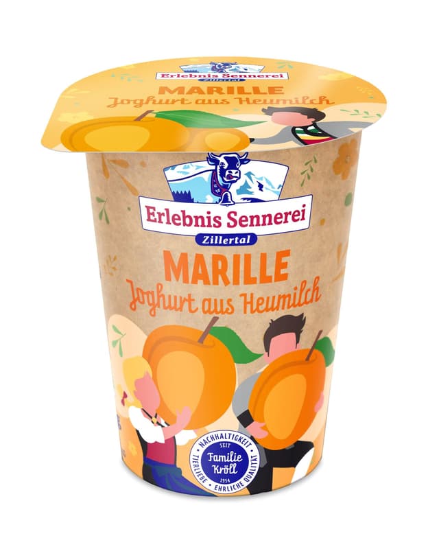 Erlebnis Sennerei Zillertal Marillenjoghurt