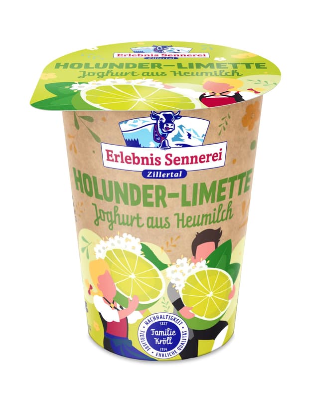 Erlebnis Sennerei Zillertal Holunder-Limetten Joghurt